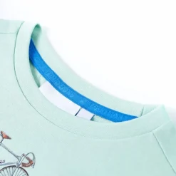 Kindershirt 104 lichtmintkleurig><noscript><img width=