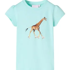 Kleding & Accessoires*vidaXL Kindershirt 92 lichtzeeblauw Aqua
