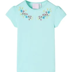 Kindershirt 128 lichtzeeblauw>vidaXL Clearance