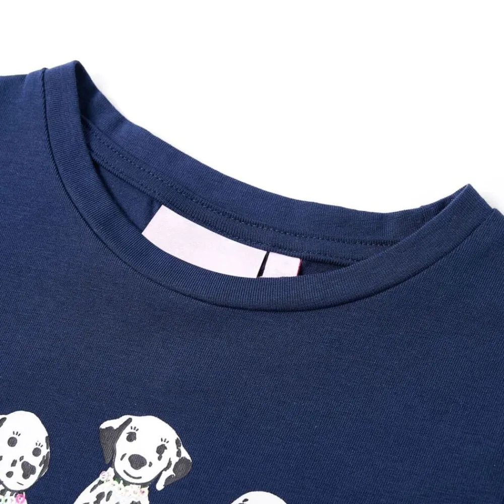 Kleding & Accessoires*vidaXL Kindershirt 116 marine Blauw
