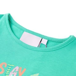 Kindershirt 116 mintkleurig><noscript><img width=