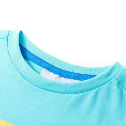 Kindershirt met korte mouwen 116 zeeblauw><noscript><img width=