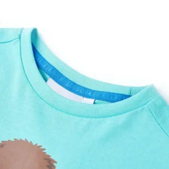 Kleding & Accessoires*vidaXL Kindershirt met korte mouwen 140 zeeblauw Aqua