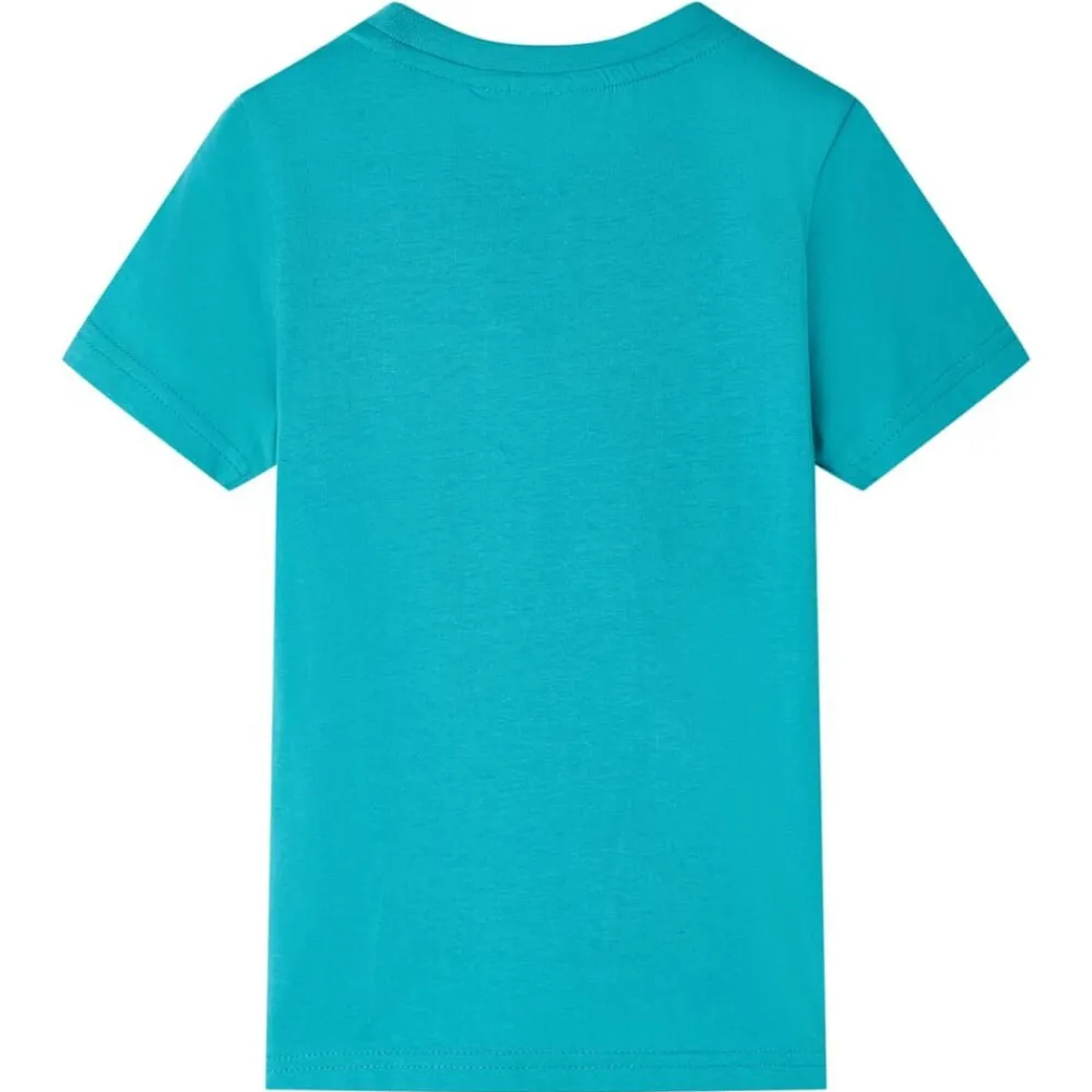 Kleding & Accessoires*vidaXL Kindershirt met korte mouwen 128 donkermintkleurig Mintgroen