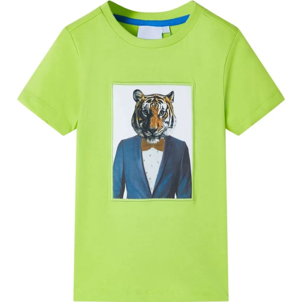 Kindershirt met korte mouwen 116 groen>vidaXL Sale