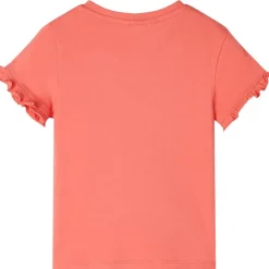 Kleding & Accessoires*vidaXL Kindershirt met korte mouwen 104 kleurig Koraal