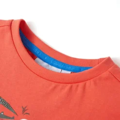 Kleding & Accessoires*vidaXL Kindershirt met korte mouwen 116 licht Rood