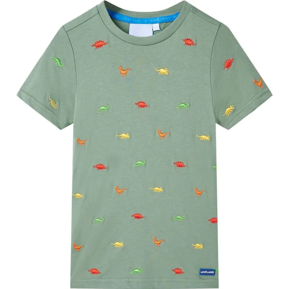 Kindershirt met korte mouwen 104 kakikleurig>vidaXL Discount