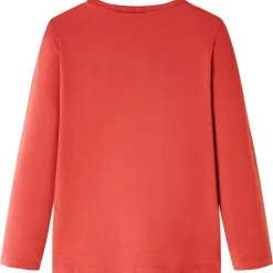 Kleding & Accessoires*vidaXL Kindershirt met lange mouwen 92 bruin Rood