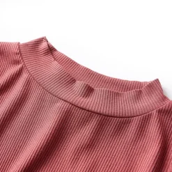 Kindershirt met lange mouwen en lage col 104 bruin><noscript><img width=