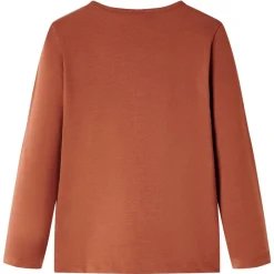 Kleding & Accessoires*vidaXL Kindershirt met lange mouwen 128 kleurig Cognac