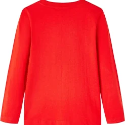 Kleding & Accessoires*vidaXL Kindershirt met lange mouwen 104 Rood