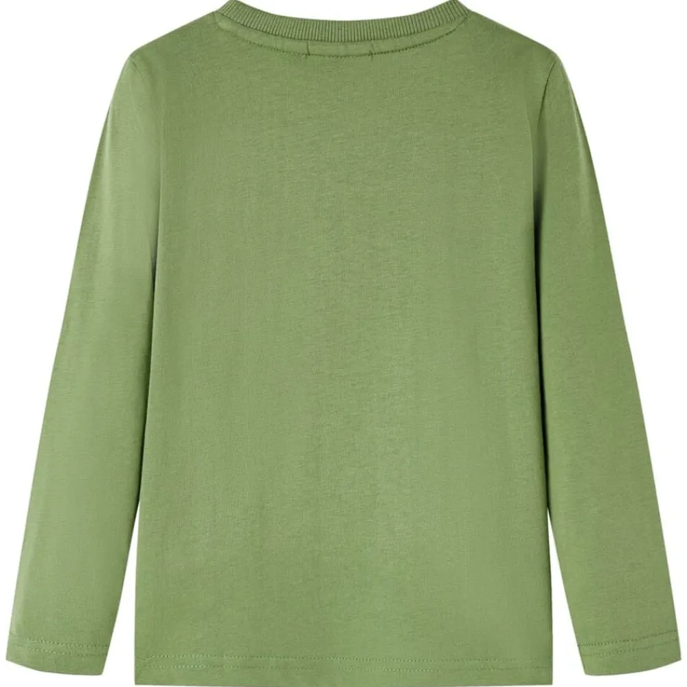 Kleding & Accessoires*vidaXL Kindershirt met lange mouwen 104 lichtkleurig Kaki