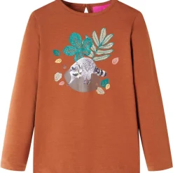 Kindershirt met lange mouwen 128 kleurig>vidaXL Outlet