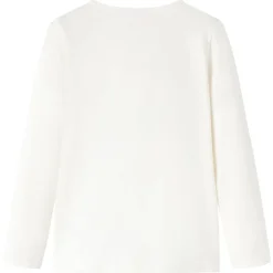 Kleding & Accessoires*vidaXL Kindershirt met lange mouwen 104 Ecru