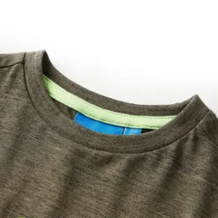 Kleding & Accessoires*vidaXL Kindershirt met lange mouwen 92 gemêleerd kleurig Kaki