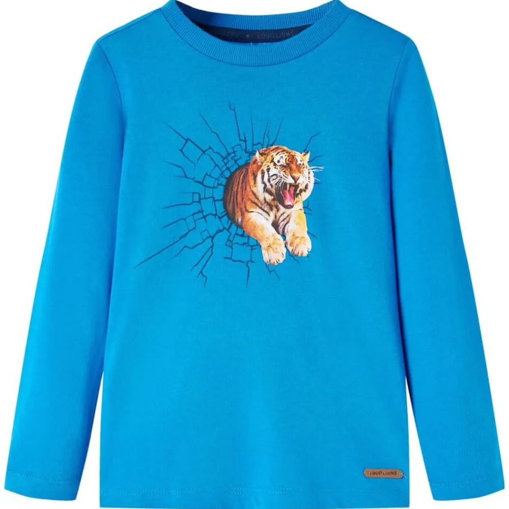 Kindershirt met lange mouwen 92 kobaltblauw>vidaXL Sale