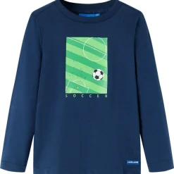 Kindershirt met lange mouwen 104 marineblauw>vidaXL Best