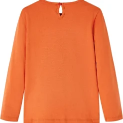 Kleding & Accessoires*vidaXL Kindershirt met lange mouwen 92 bruin Oranje