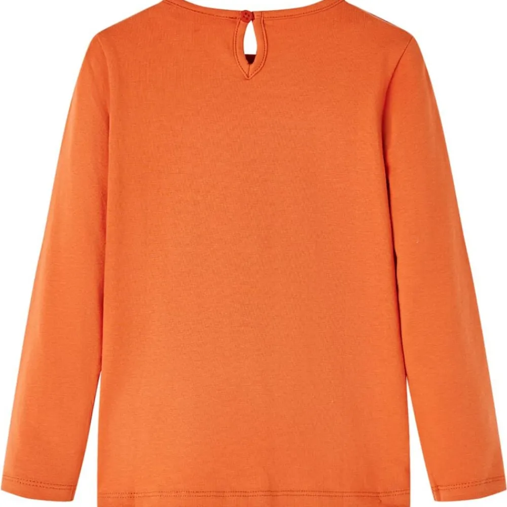 Kleding & Accessoires*vidaXL Kindershirt met lange mouwen 92 bruin Oranje