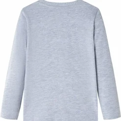 Kleding & Accessoires*vidaXL Kindershirt met lange mouwen 104 gemêleerd Grijs
