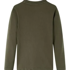 Kleding & Accessoires*vidaXL Kindershirt met lange mouwen 104 kakikleurig