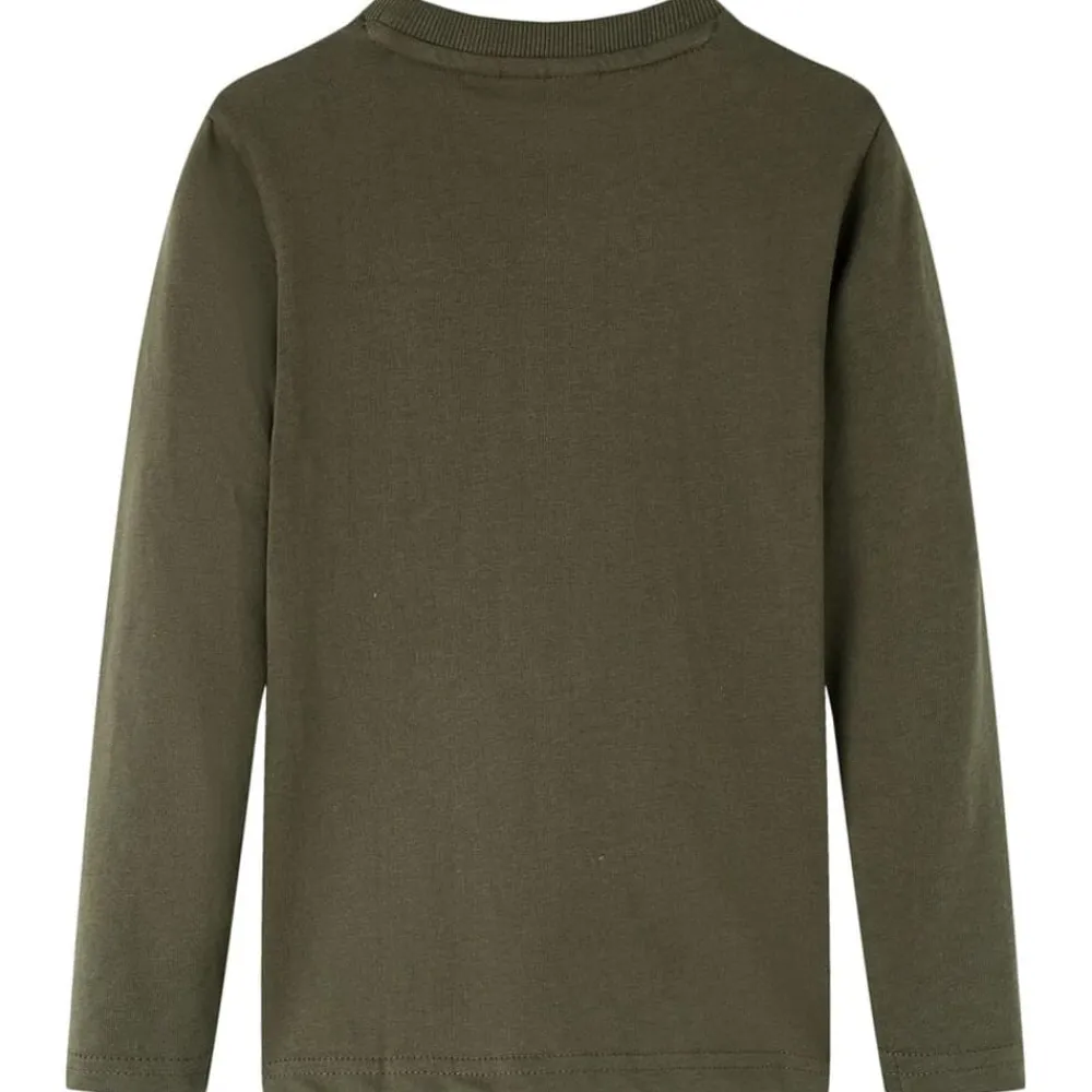 Kleding & Accessoires*vidaXL Kindershirt met lange mouwen 104 kakikleurig