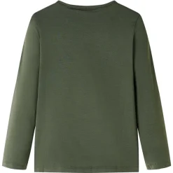 Kleding & Accessoires*vidaXL Kindershirt met lange mouwen 104 kleurig Kaki