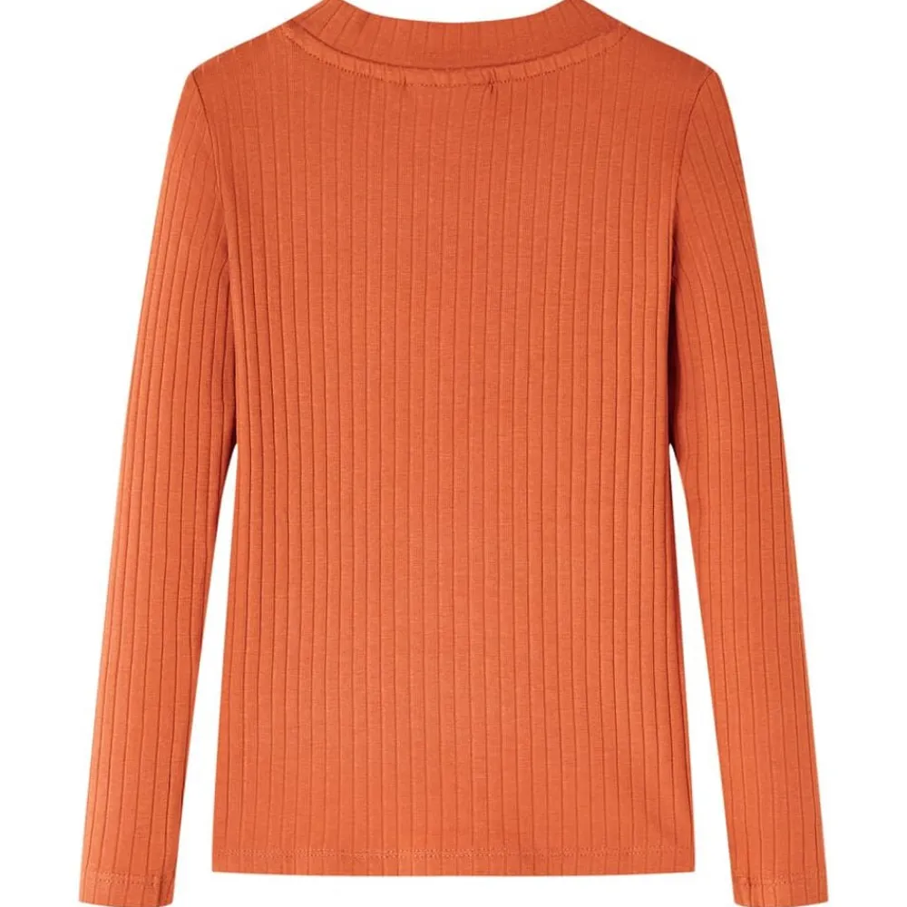 Kleding & Accessoires*vidaXL Kindershirt met lange mouwen 92 bruin Oranje