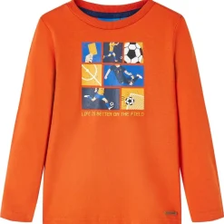 Kleding & Accessoires*vidaXL Kindershirt met lange mouwen 92 oranje