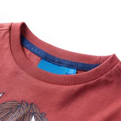 Kindershirt met lange mouwen 116 bruin><noscript><img width=