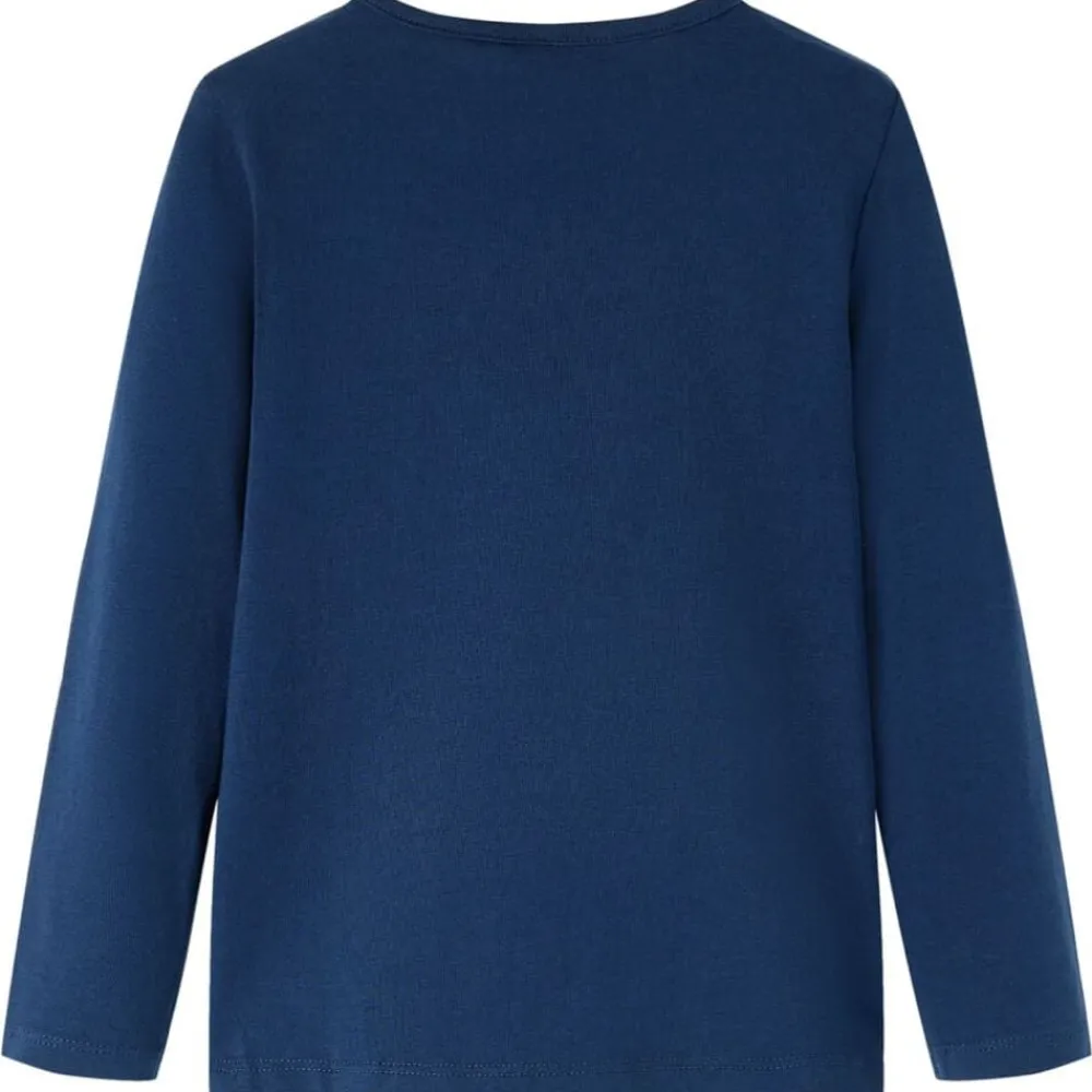 Kleding & Accessoires*vidaXL Kindershirt met lange mouwen 128 Marineblauw