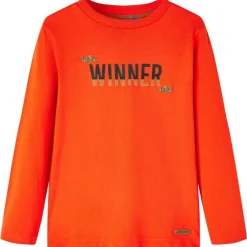 Kleding & Accessoires*vidaXL Kindershirt met lange mouwen 104 felr Oranje
