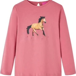 Kleding & Accessoires*vidaXL Kindershirt met lange mouwen 104 oud Roze