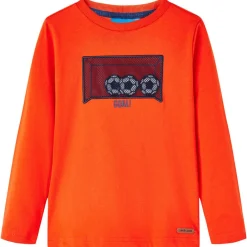 Kindershirt met lange mouwen 104 feloranje>vidaXL Clearance