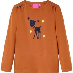 Kindershirt met lange mouwen 92 kleurig>vidaXL New