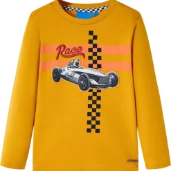 Kleding & Accessoires*vidaXL Kindershirt met lange mouwen 104 kleurig Oker