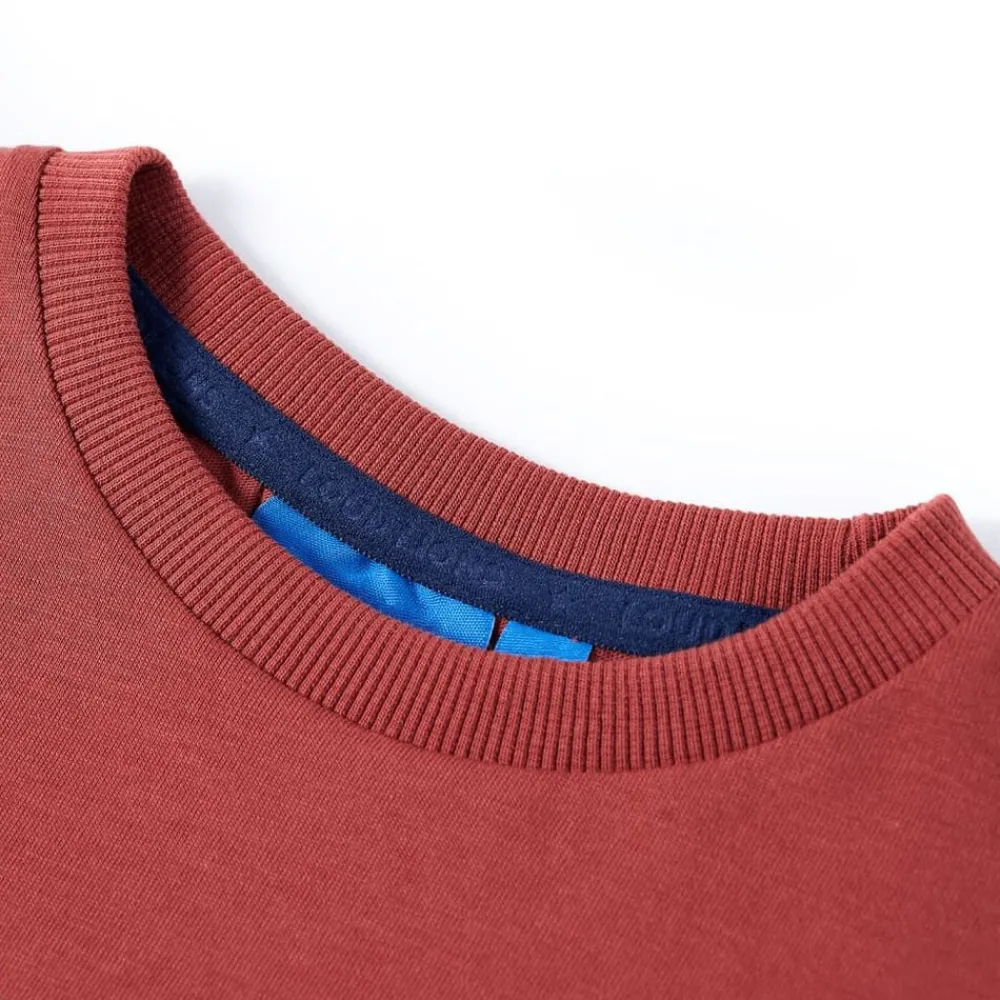 Kindershirt met lange mouwen 104 roodbruin>vidaXL Sale