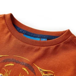 Kleding & Accessoires*vidaXL Kindershirt met lange mouwen 104 lichtroestkleurig Roestbruin