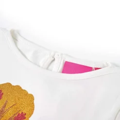 Kleding & Accessoires*vidaXL Kindershirt met lange mouwen 116 Ecru