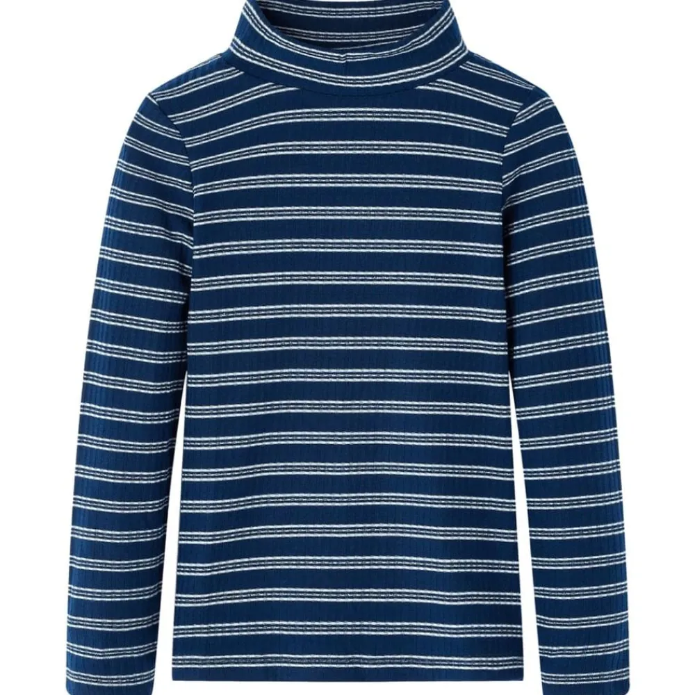 Kleding & Accessoires*vidaXL Kindershirt met lange mouwen 128 marineblauw