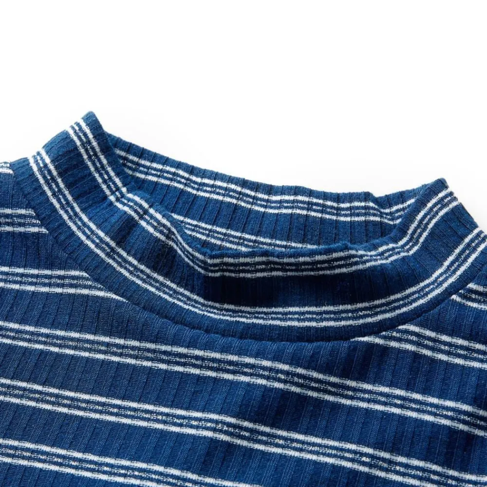 Kleding & Accessoires*vidaXL Kindershirt met lange mouwen 128 marineblauw