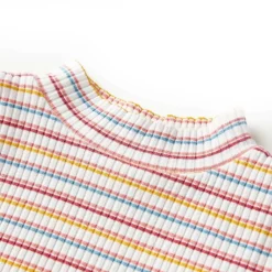 Kleding & Accessoires*vidaXL Kindershirt met lange mouwen 92 gestreept Ecru