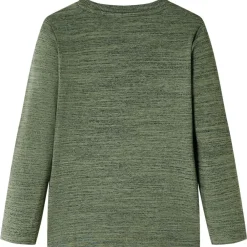 Kindershirt met lange mouwen 104 gemêleerd kakikleurig>vidaXL Hot