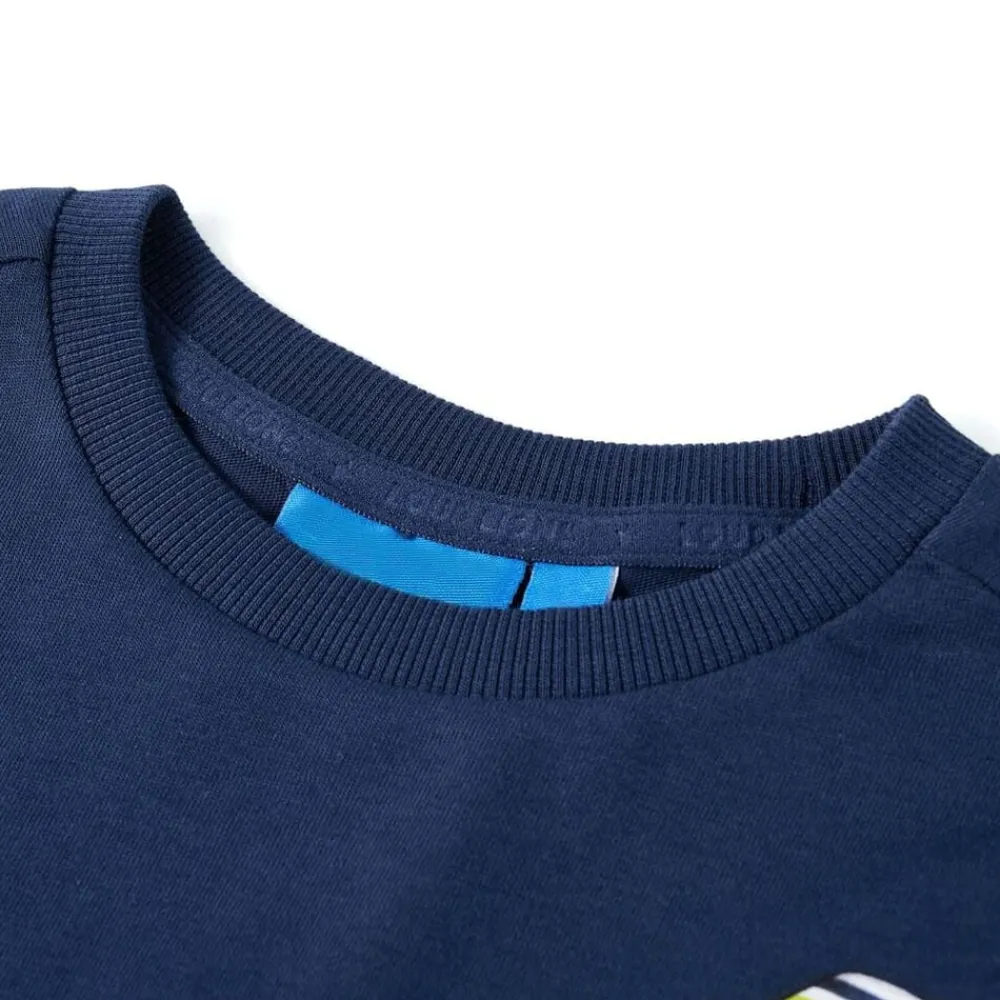 Kleding & Accessoires*vidaXL Kindershirt met lange mouwen 92 Marineblauw