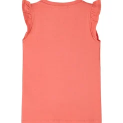 Kleding & Accessoires*vidaXL Kindershirt met ruches aan de mouwen 116 kleurig Koraal