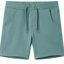 Kleding & Accessoires*vidaXL Kindershort met trekkoord 92 oudpetrol Benzine