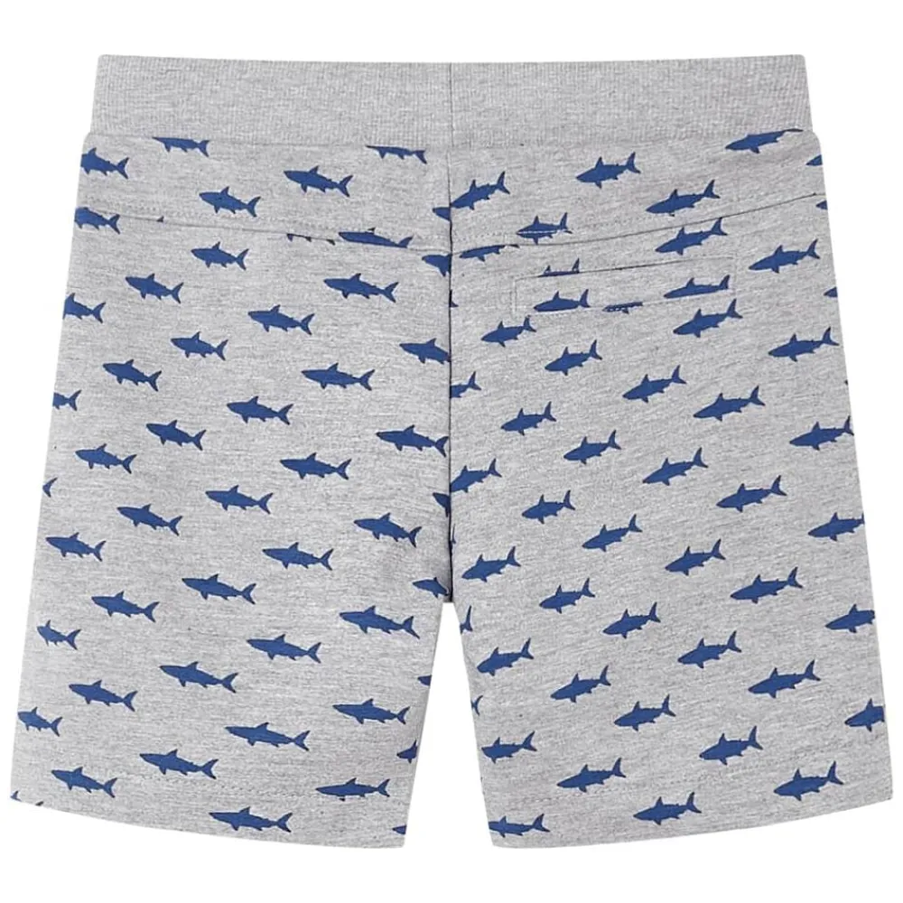 Kleding & Accessoires*vidaXL Kindershorts met trekkoord 116 gemêleerd licht Grijs