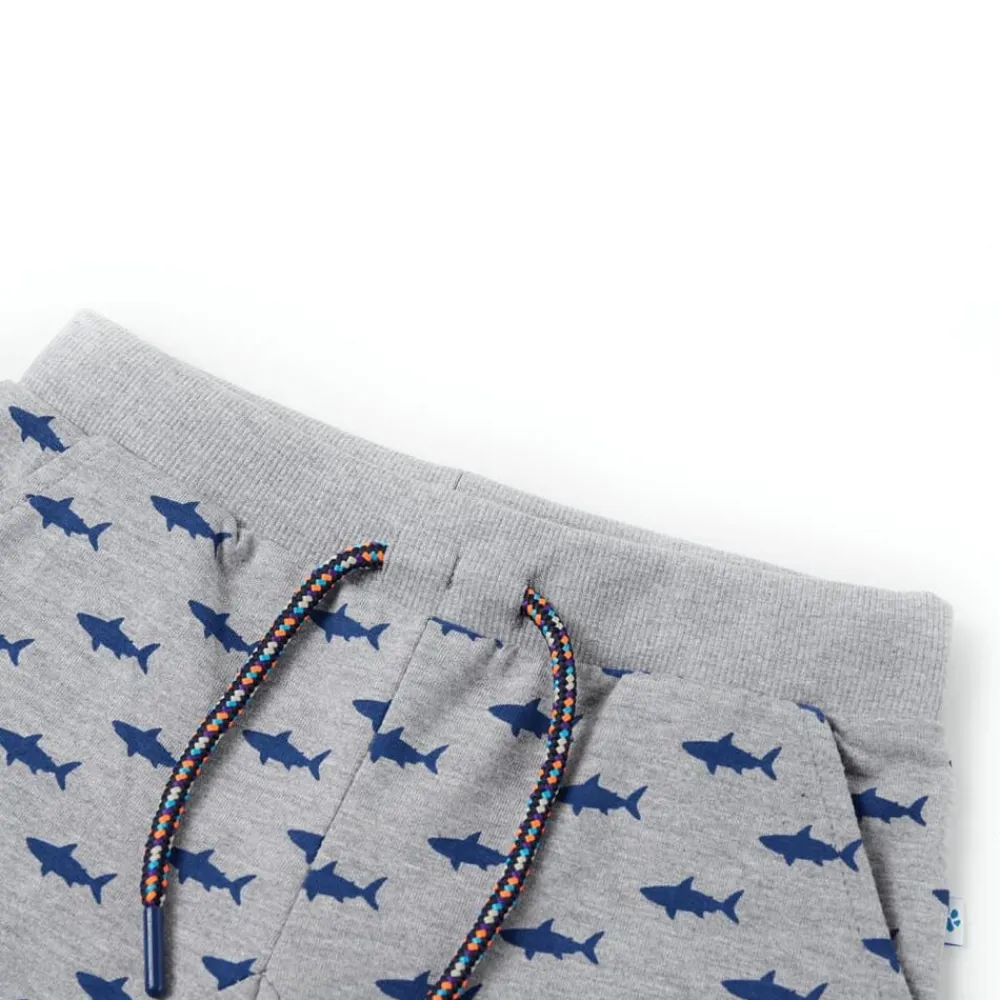Kleding & Accessoires*vidaXL Kindershorts met trekkoord 116 gemêleerd licht Grijs