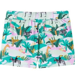 Kleding & Accessoires*vidaXL Kindershorts met trekkoord 92 lichtmintkleurig